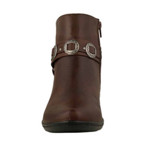 👣🟣EASY STREET Bailey Faux Leather Western Booties, footwear, shoes, Boot - Picture 3 of 10